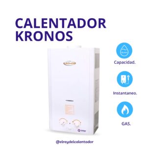 Calentador de Agua Marca Kronos 16Lts